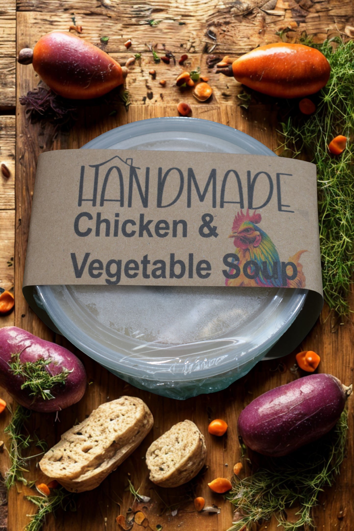 Creamy Chicken & Garden Vegetable Soup