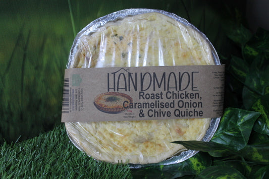 Family Quiche - Roast Chicken, Caramelized Onion & Chive