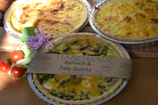 Family Quiche - Spinach & Feta