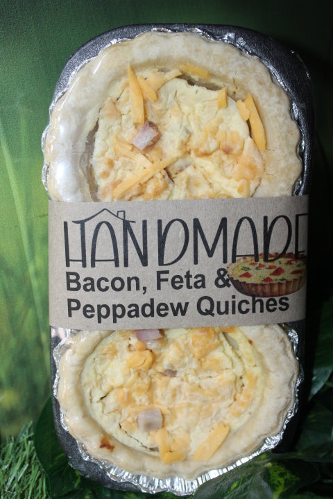 Twin Pack Quiches - Bacon, Feta & Peppadew