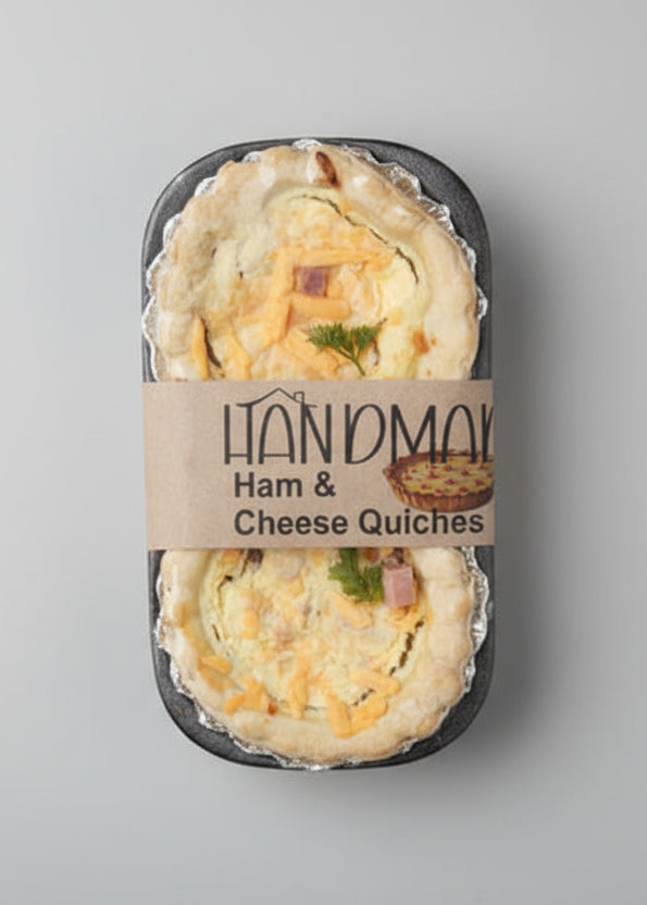 Twin Pack Quiches - Ham & Cheese